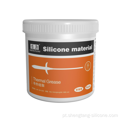 Graxa térmica de eletrônica e eletrônica de silicone